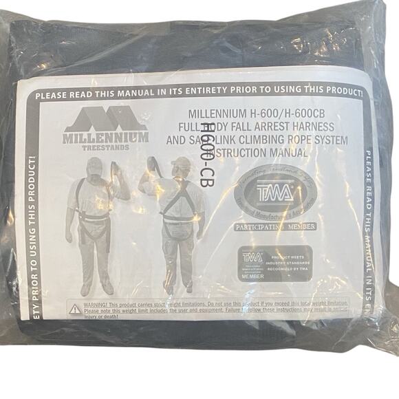 NEW Tree Stand Safety Harness NEW Model H600-CB Rated 300 lbs Max Weight Hunting - Picture 1 of 3